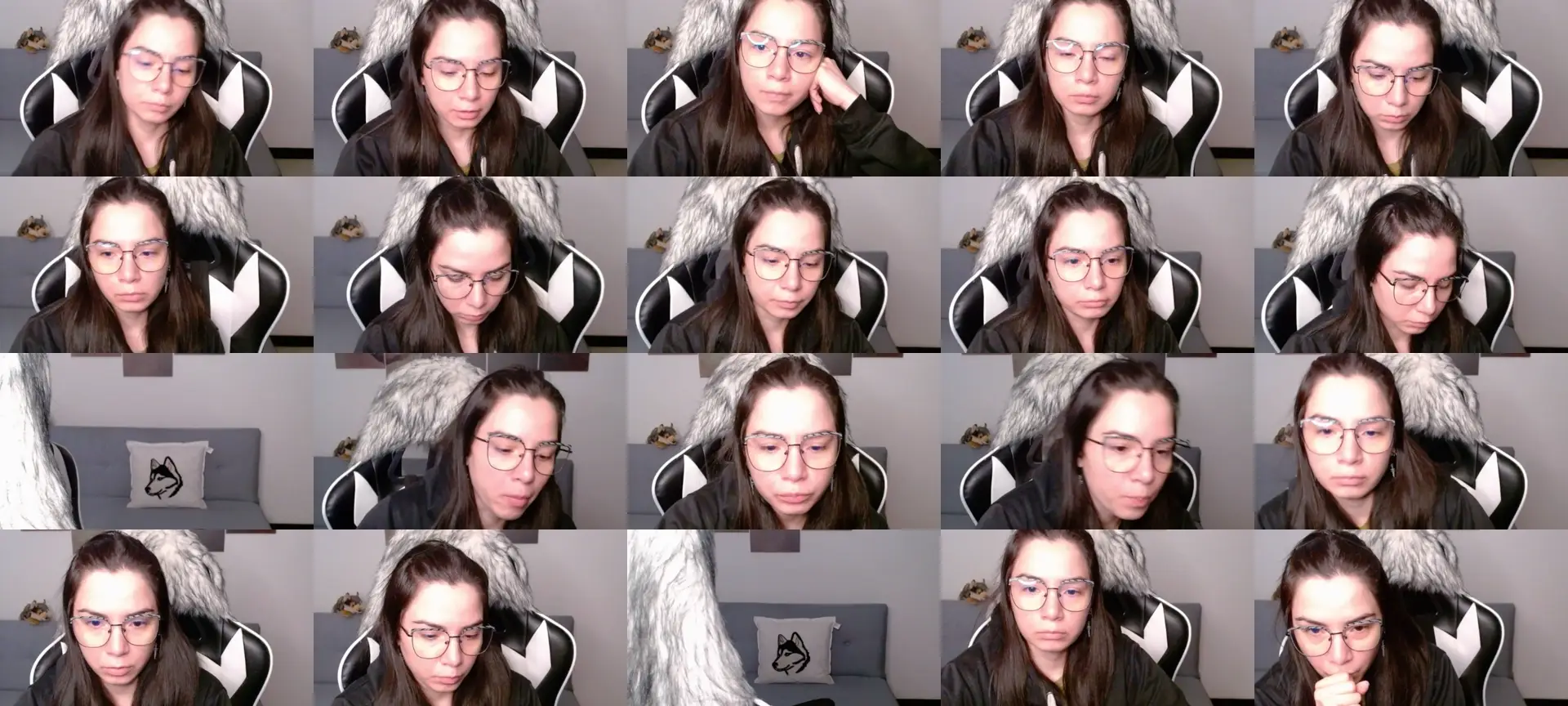 LycanGirl photo contact sheet