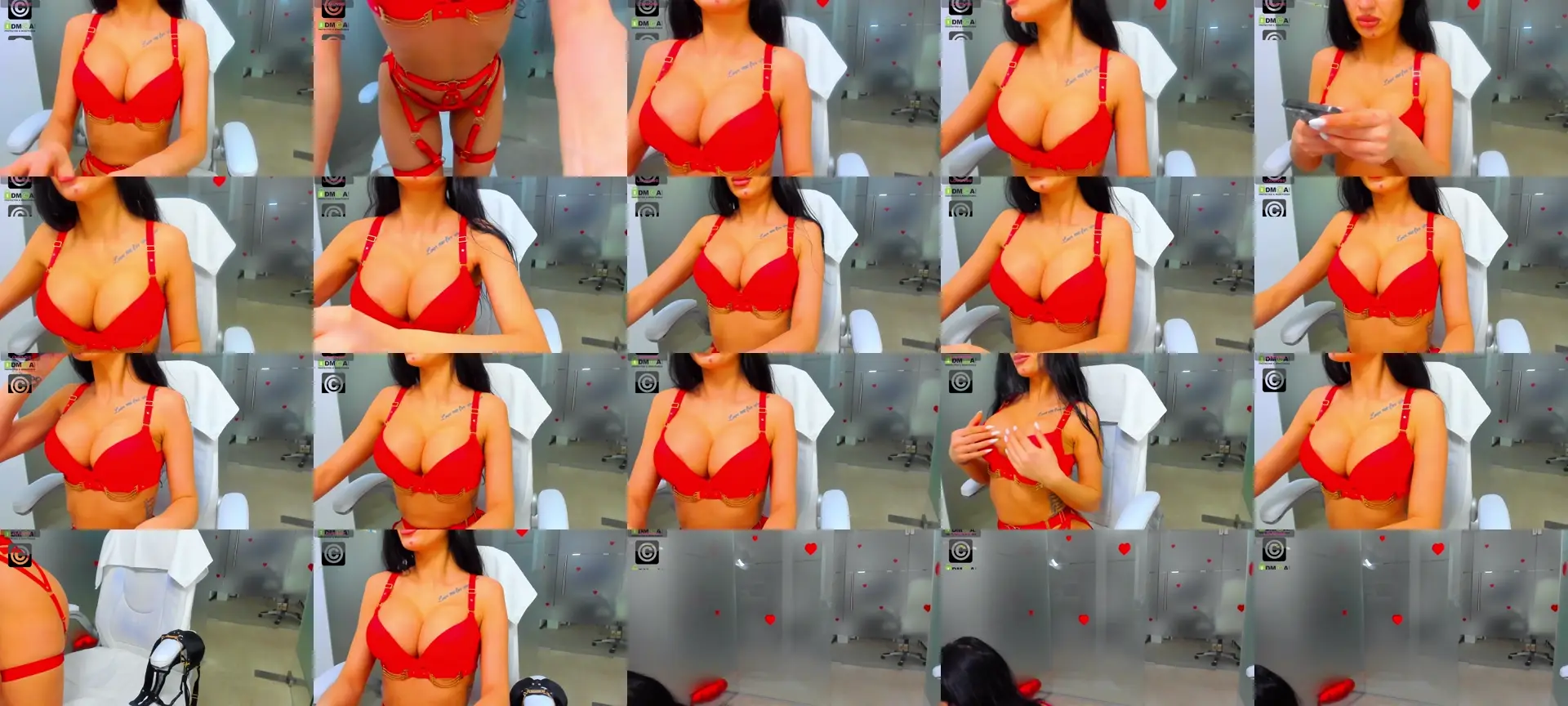 QueenRafaela photo contact sheet