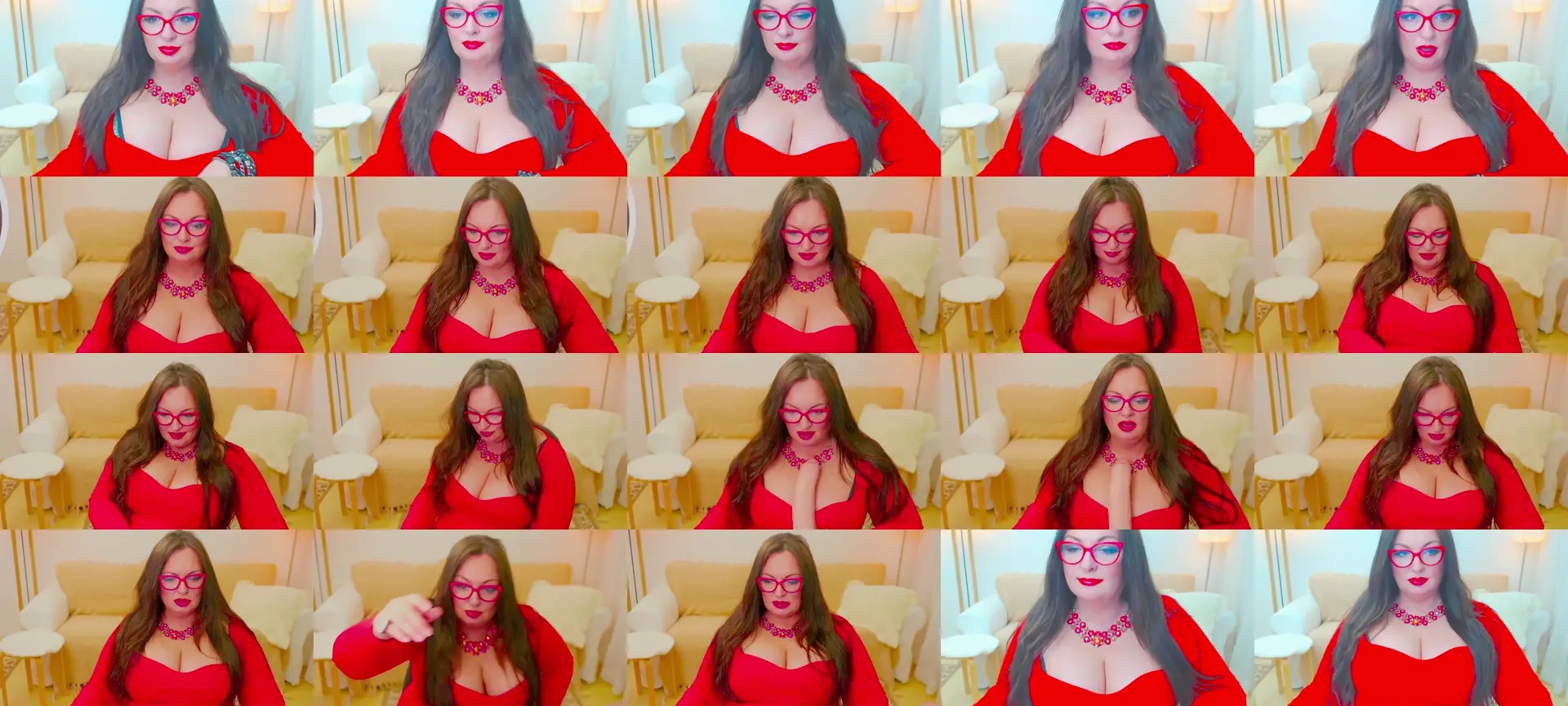 Vivienne photo contact sheet