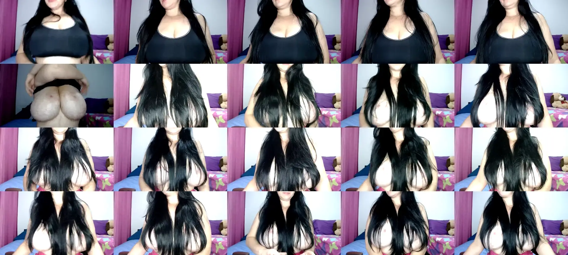 AngelHotX0X photo contact sheet