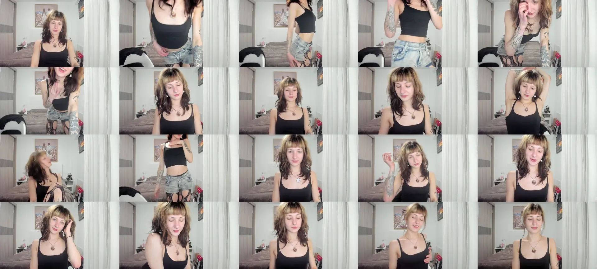Black_Aranya photo contact sheet