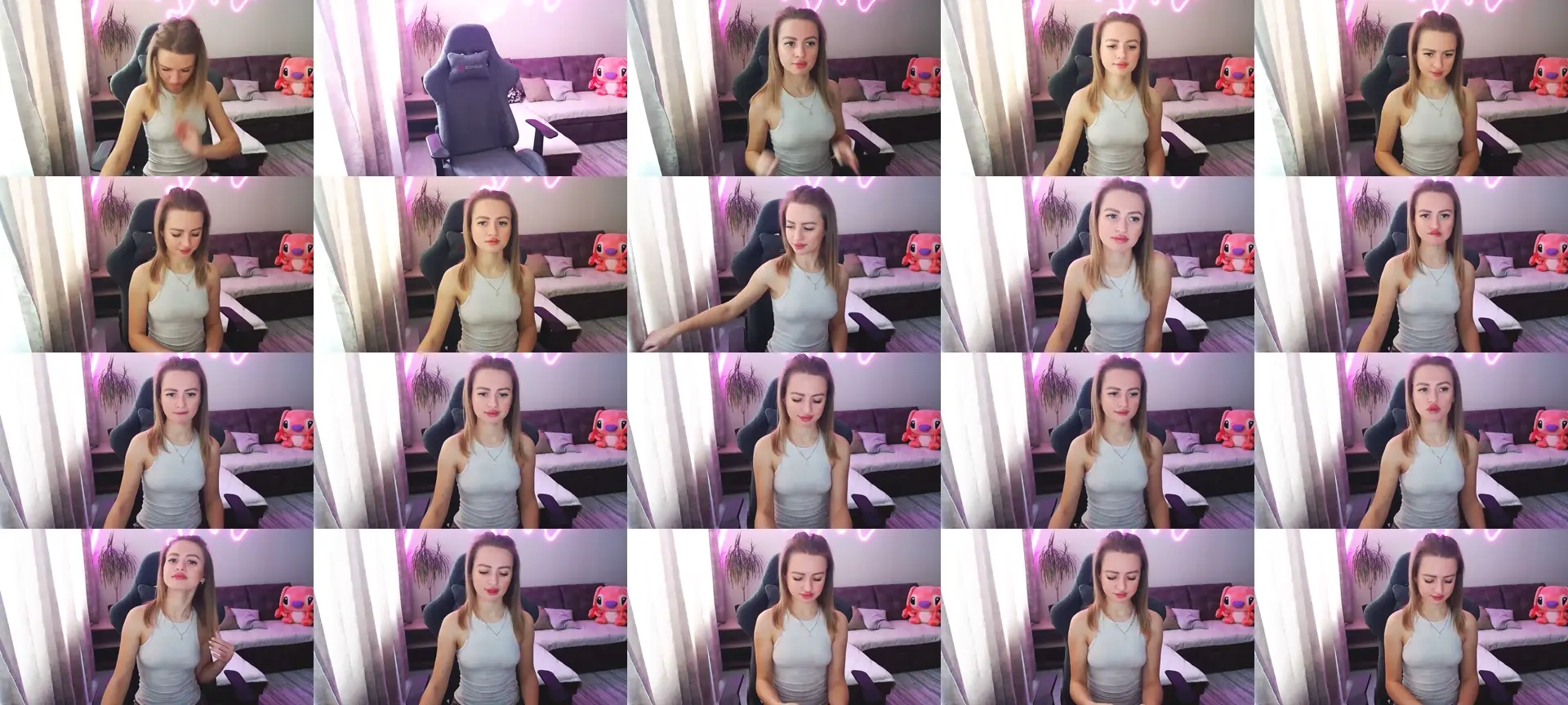 BlackLovee photo contact sheet