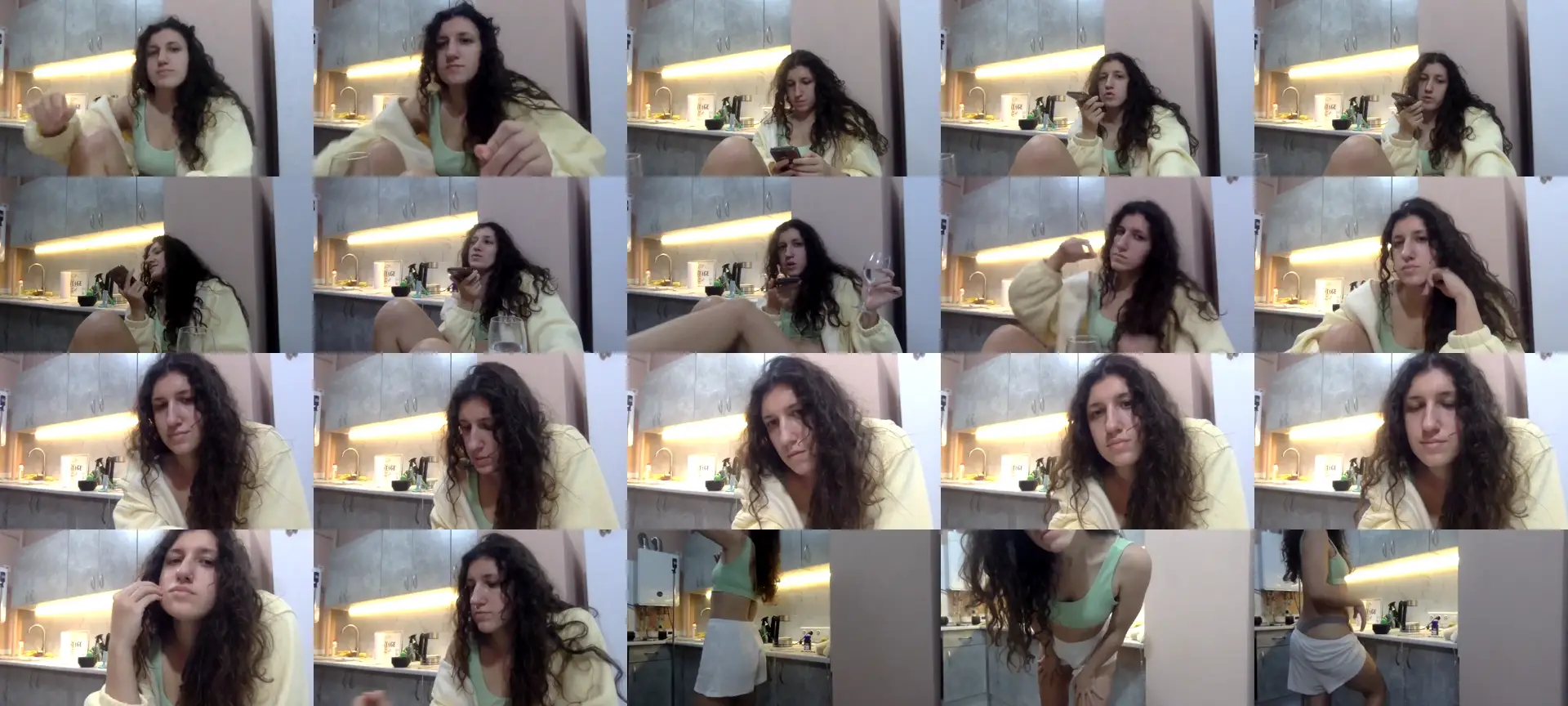 CandyLips photo contact sheet