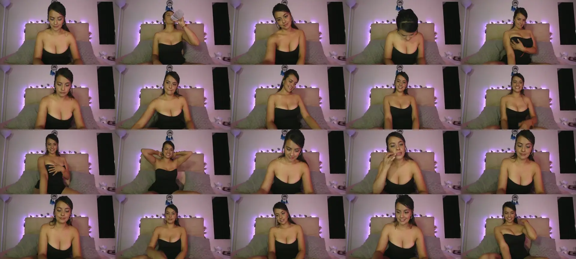 GabyLush photo contact sheet