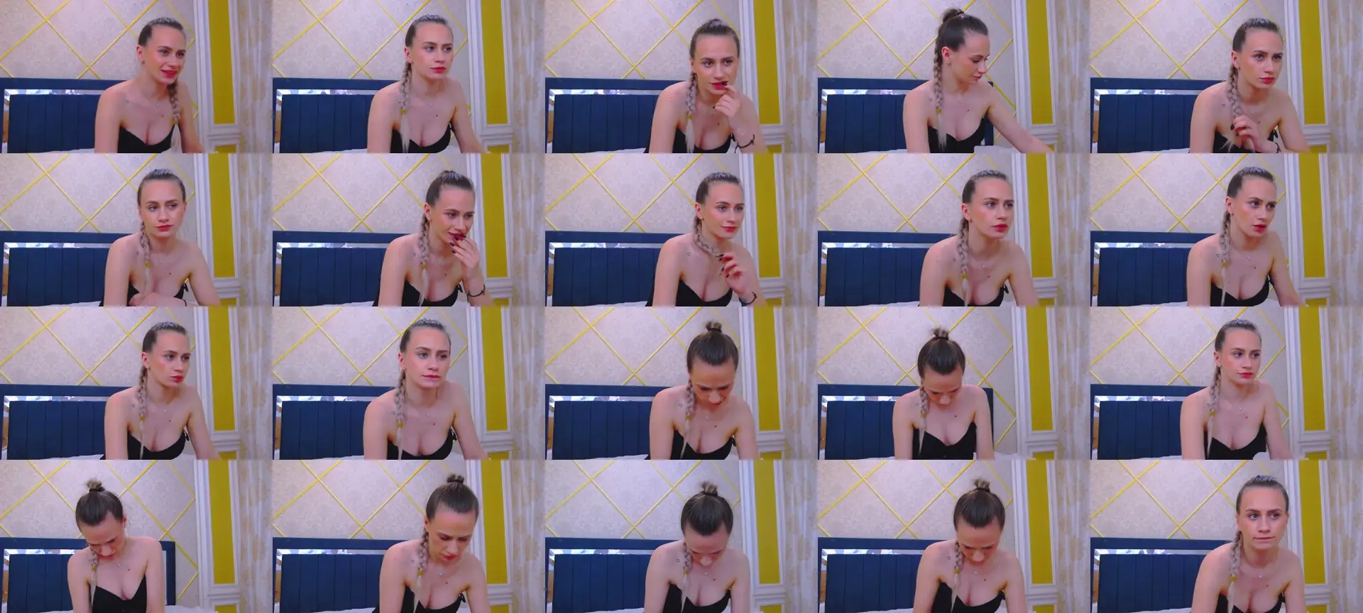 GodessLia photo contact sheet