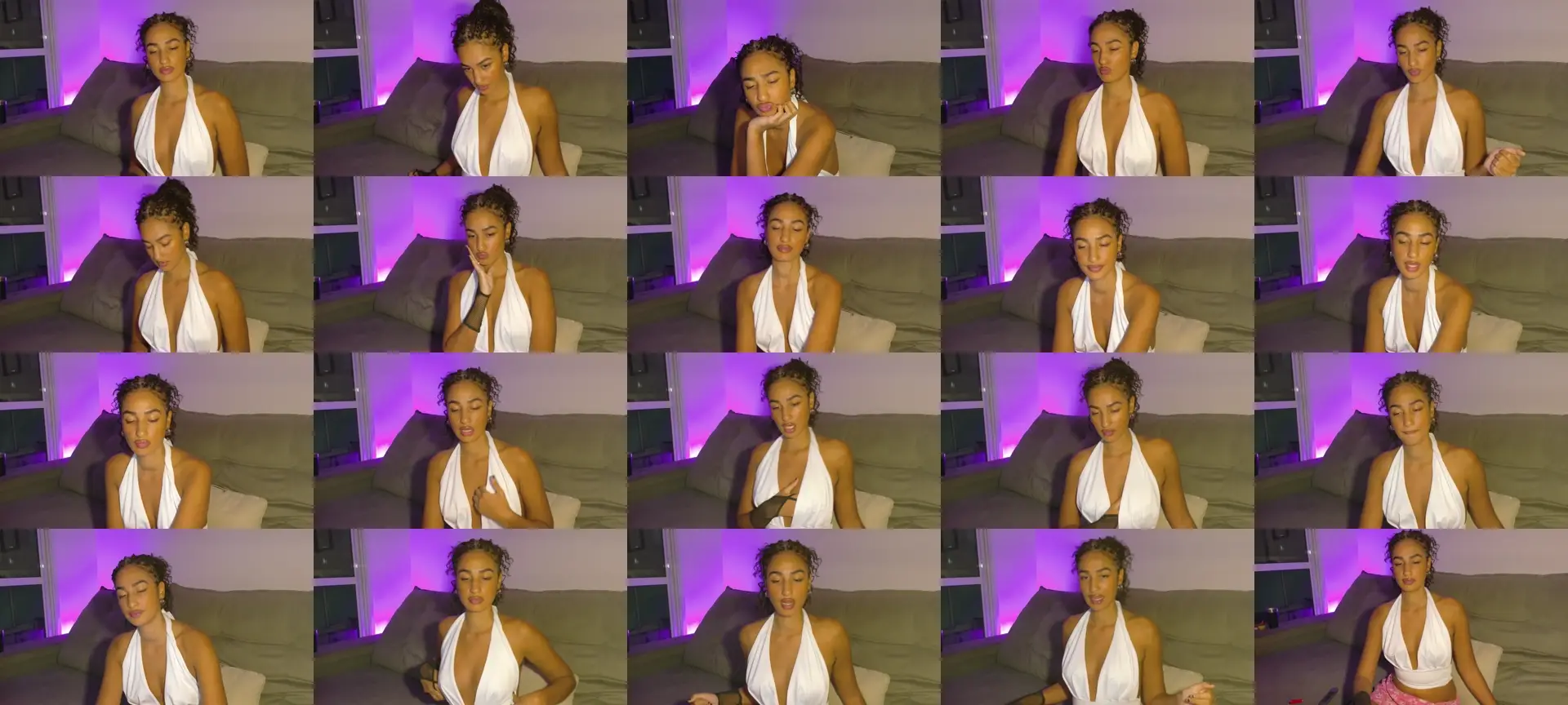 Hotviolets photo contact sheet