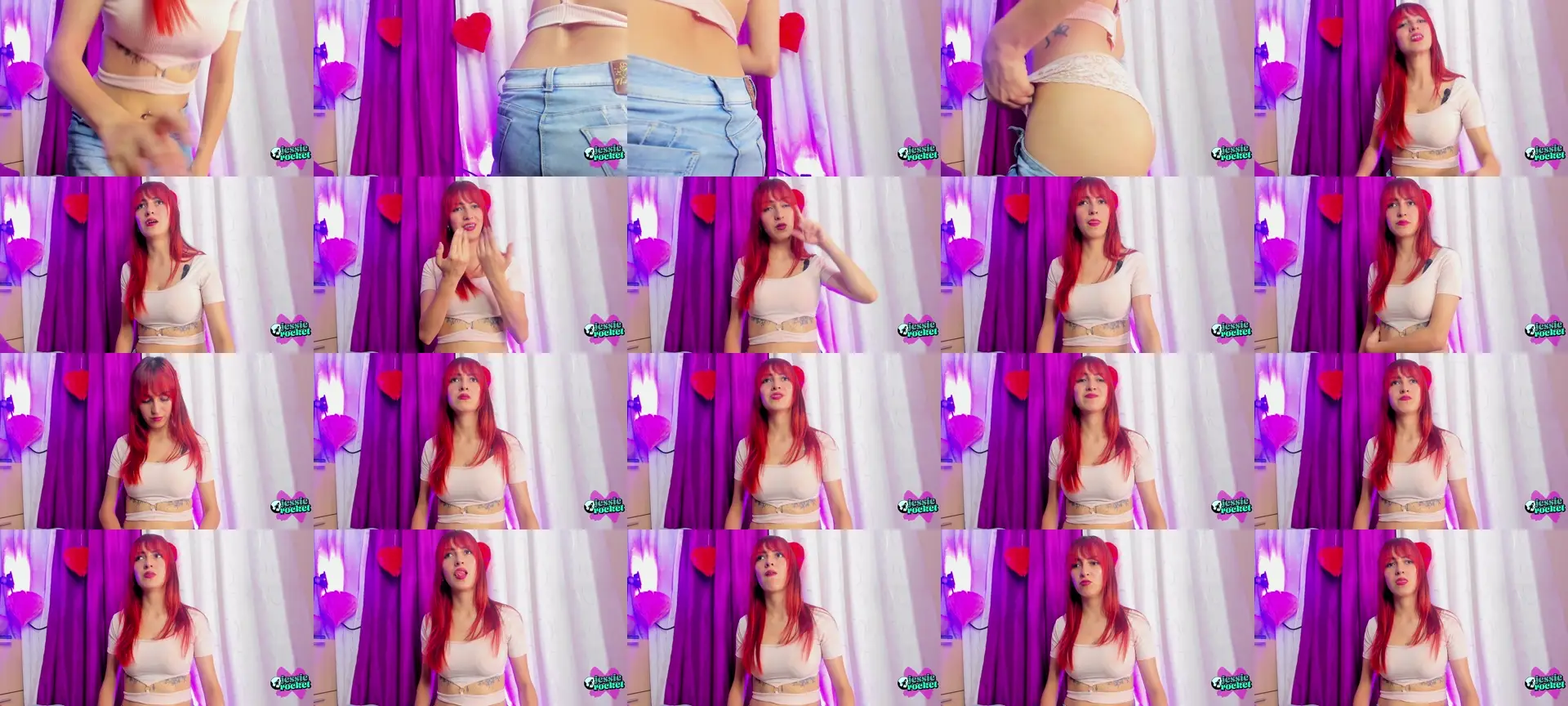 Jessierocketx photo contact sheet