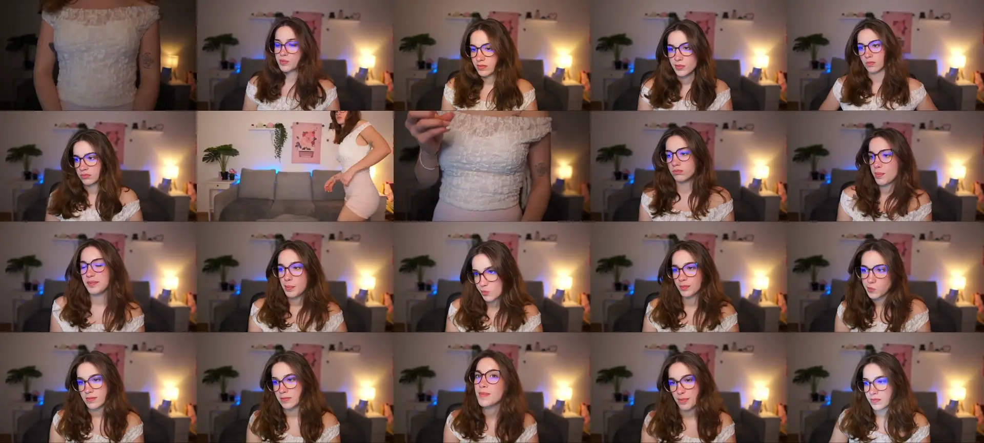 Kissiecat photo contact sheet