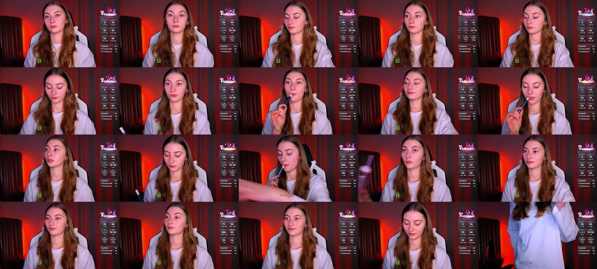 Lady_Curls photo contact sheet