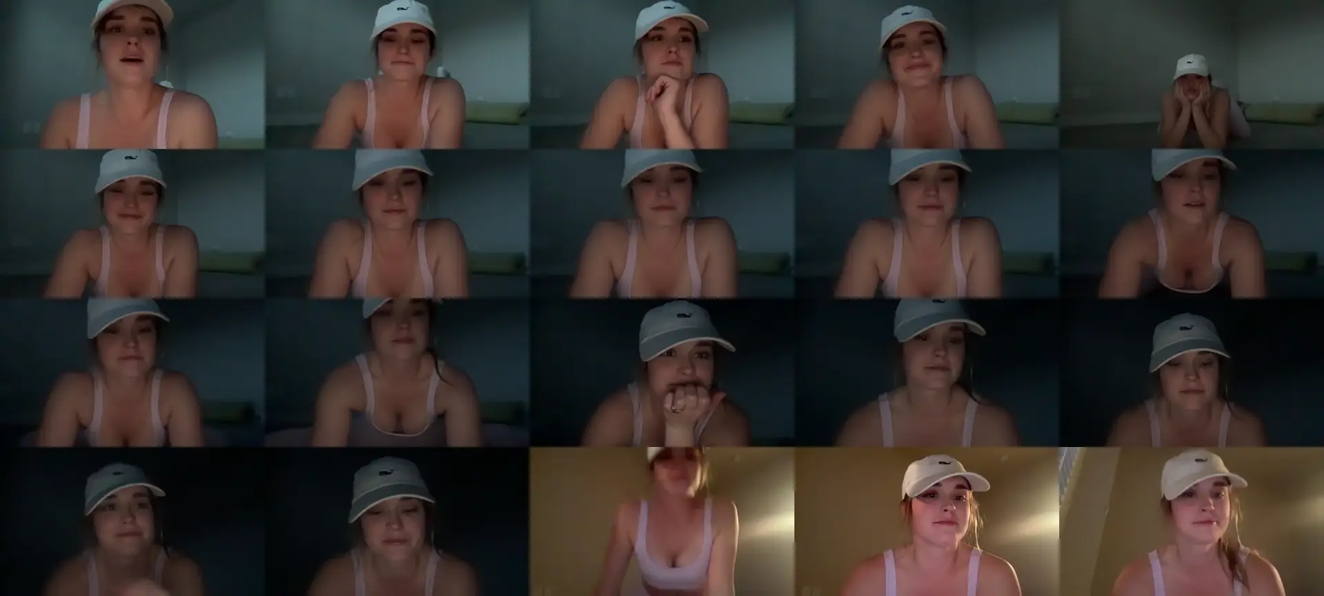 Mazie photo contact sheet