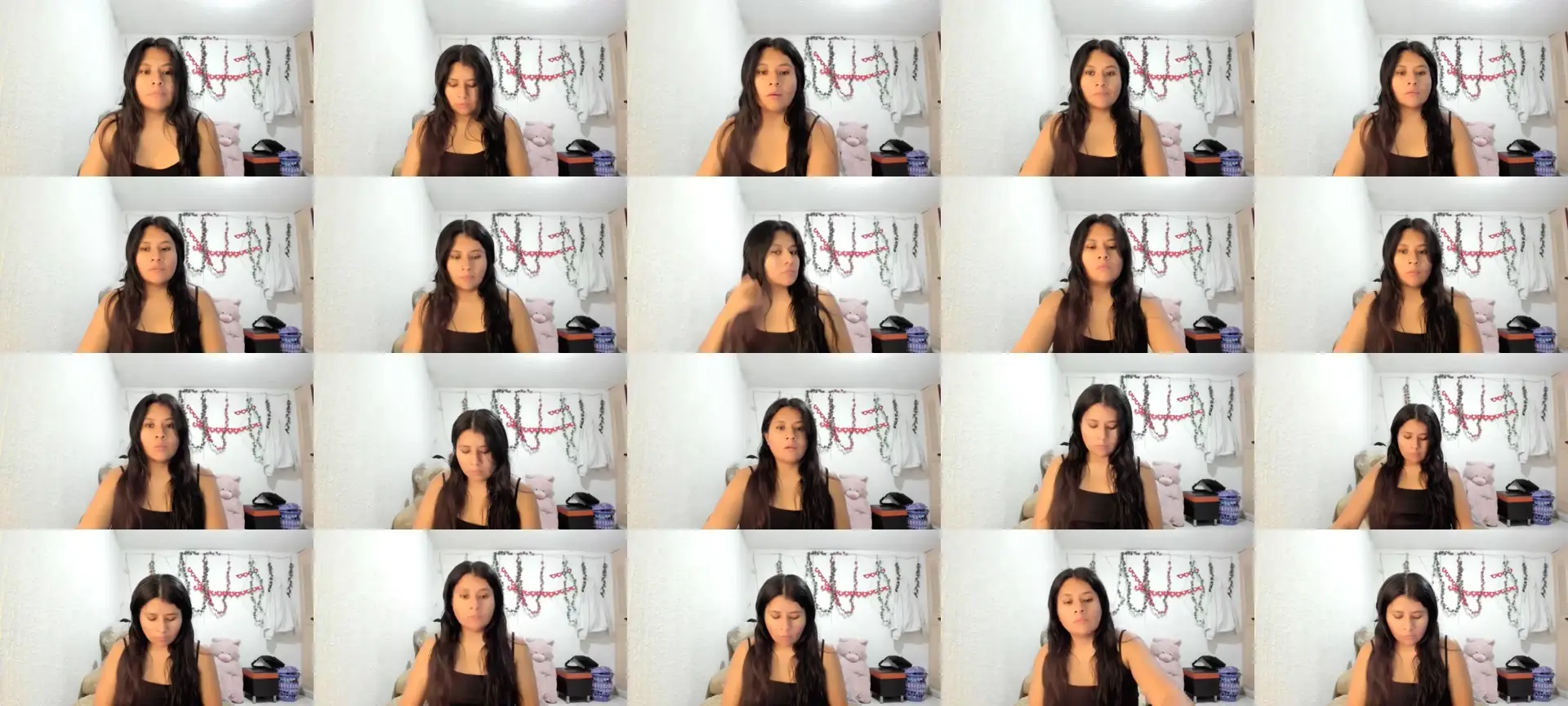 Paquitahot photo contact sheet