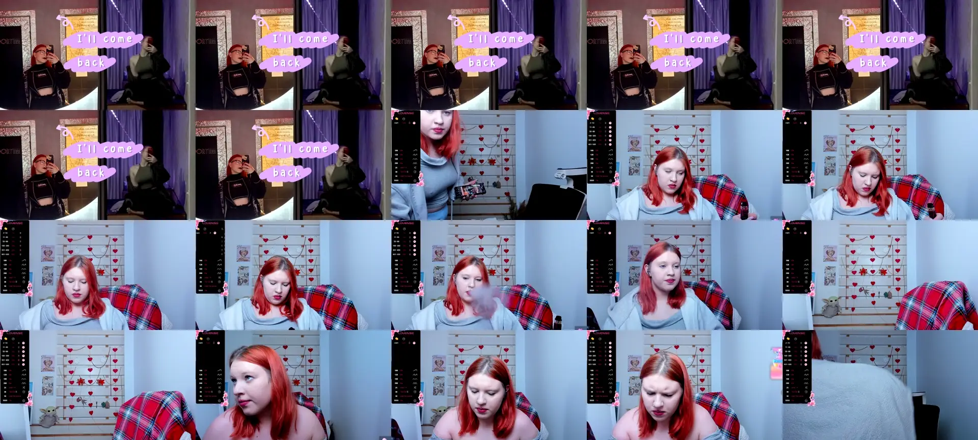 RedLuna photo contact sheet