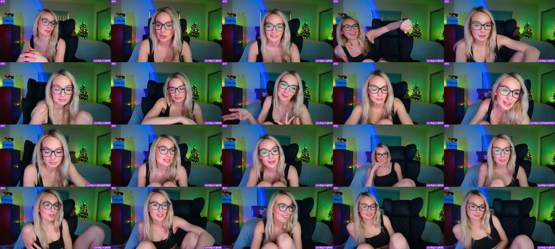 Sammy_gray photo contact sheet