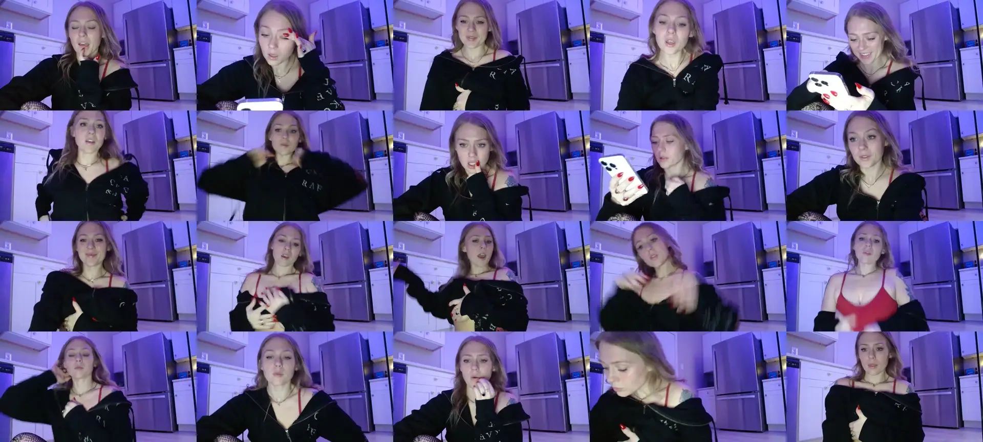 SneakyAlice photo contact sheet