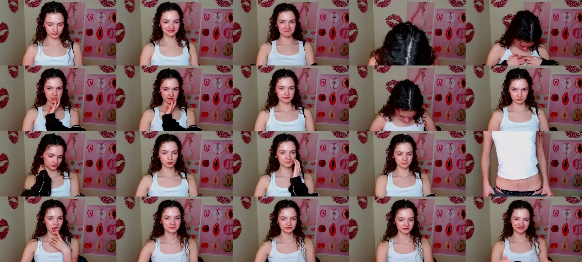 SusieStar photo contact sheet