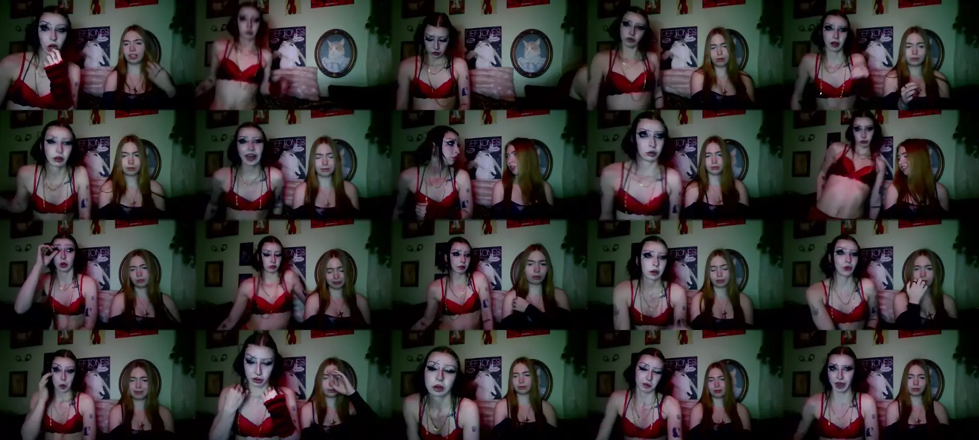 Vampiregirl photo contact sheet