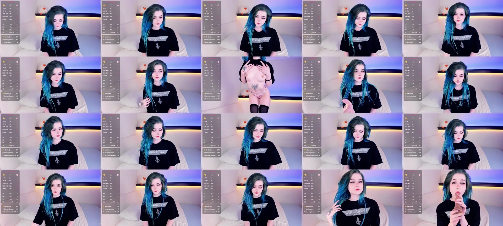 Alicentity photo contact sheet