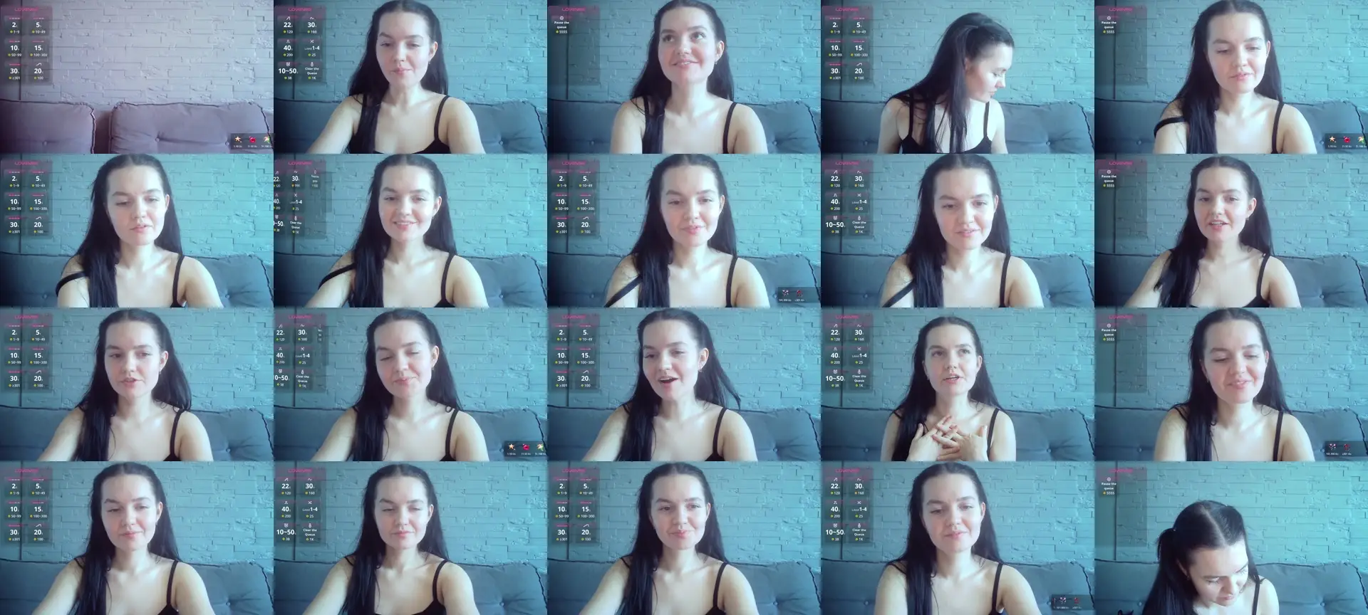 BerryGoddess photo contact sheet