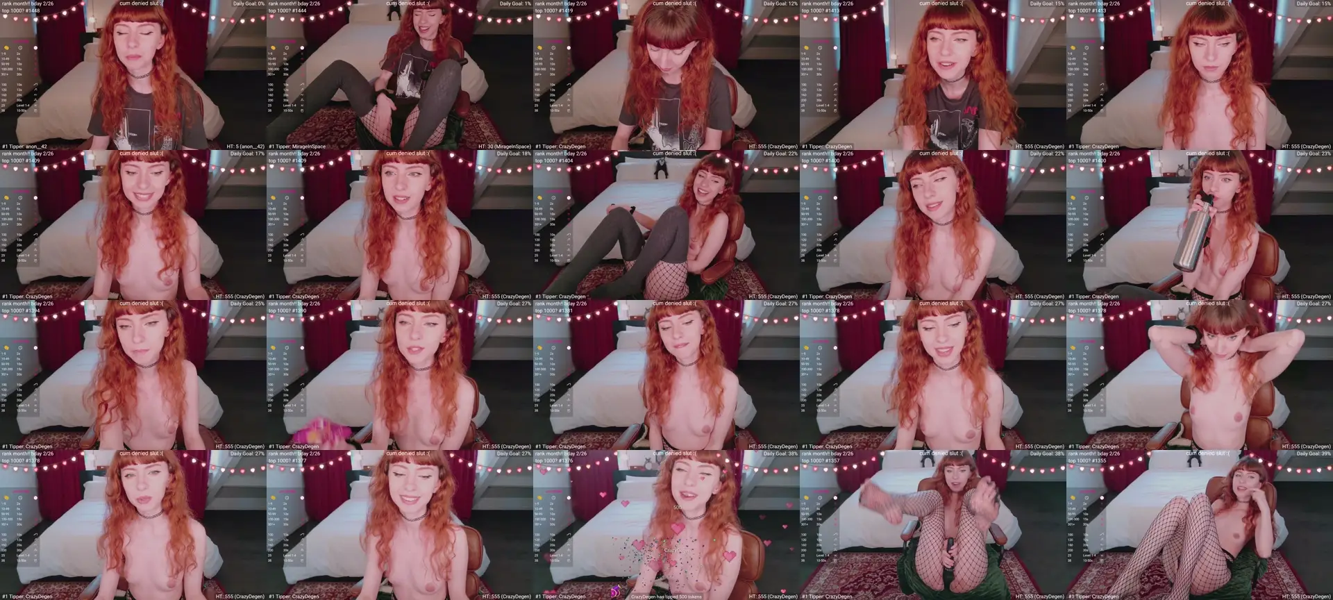 EdieDoll photo contact sheet