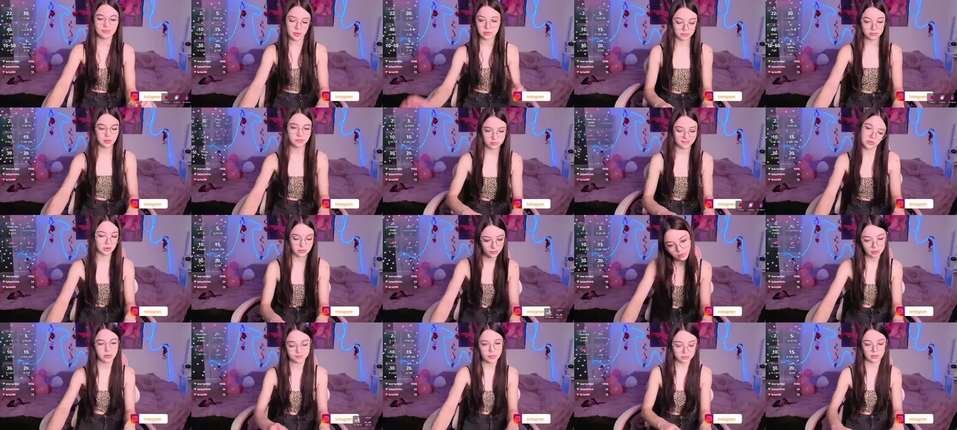 Emmalis photo contact sheet