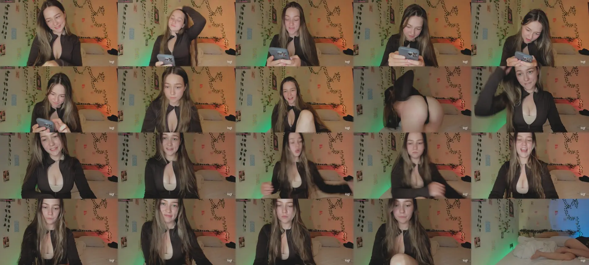 EvaSweetKiss photo contact sheet