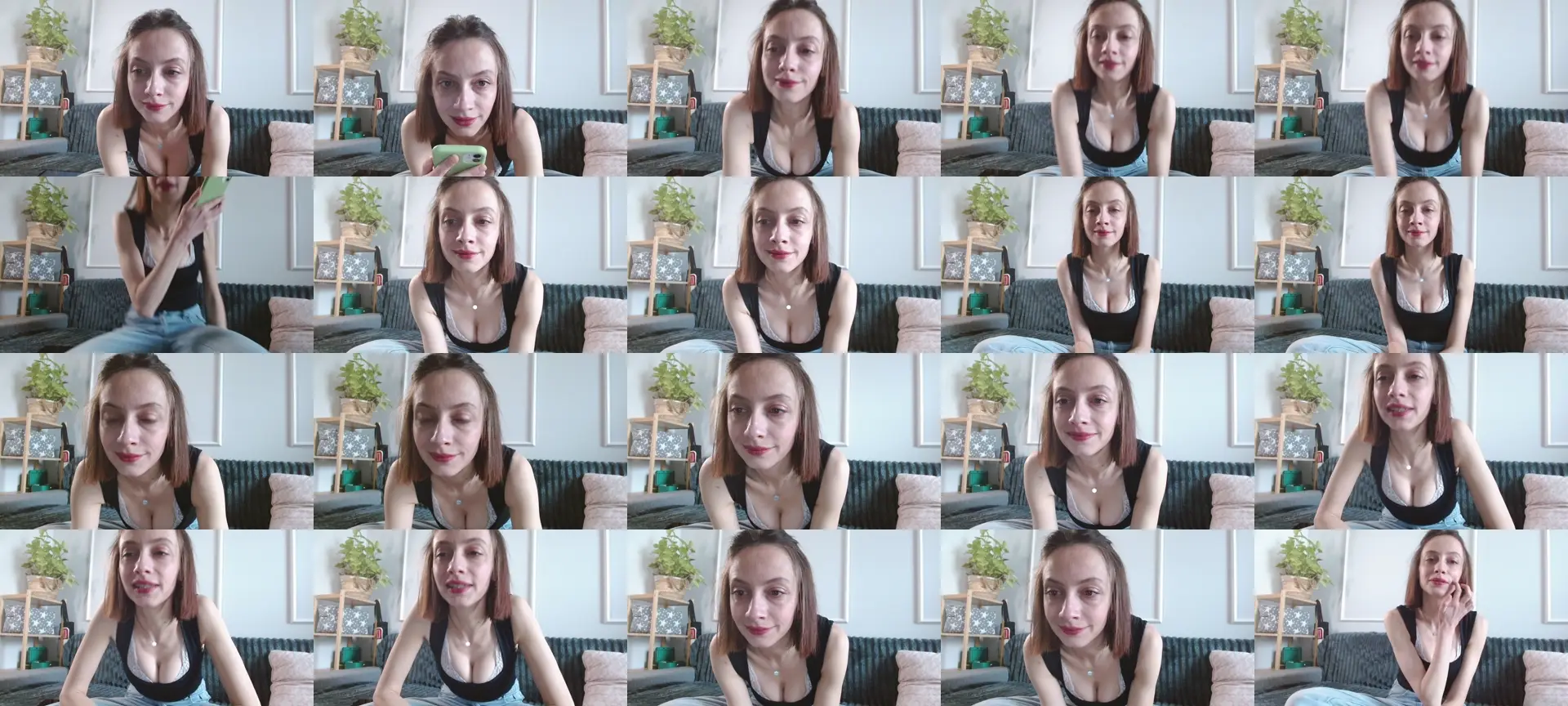 Ladysweety photo contact sheet