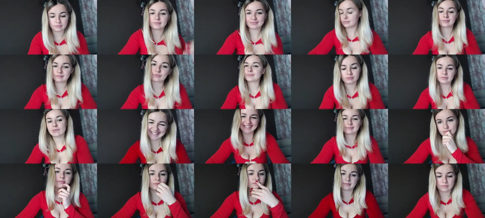 Meganwantyou photo contact sheet