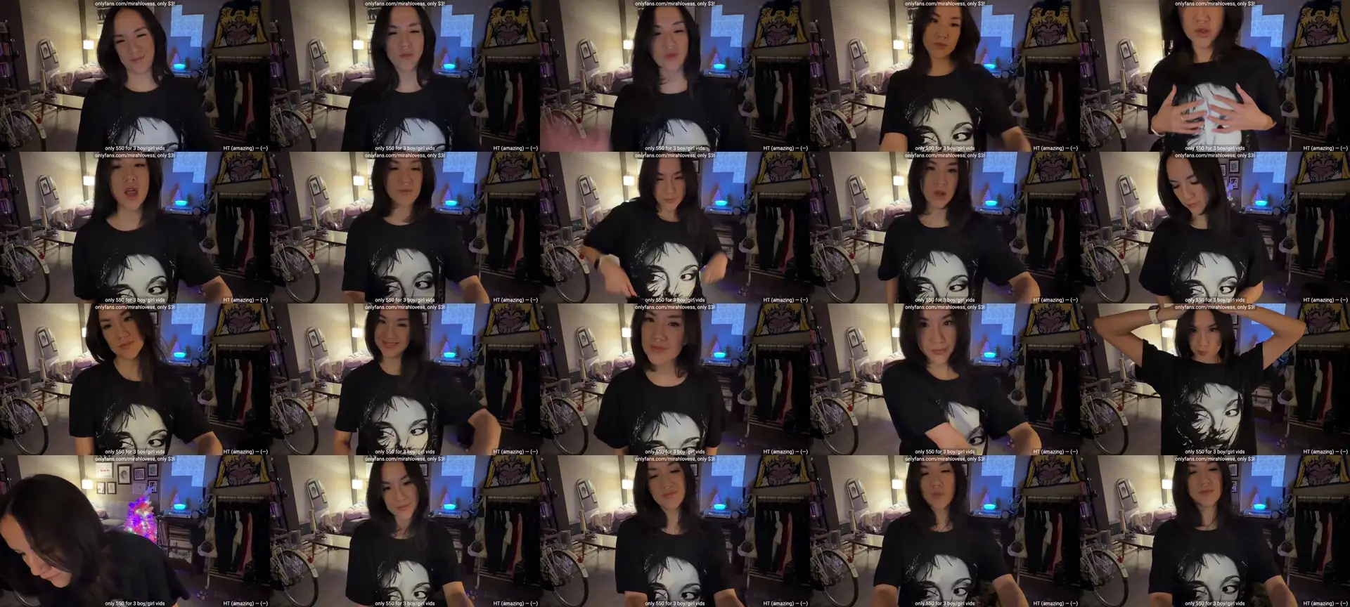 mirah photo contact sheet