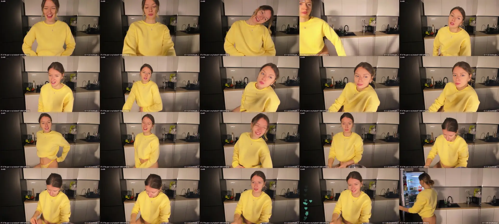 MirBee photo contact sheet