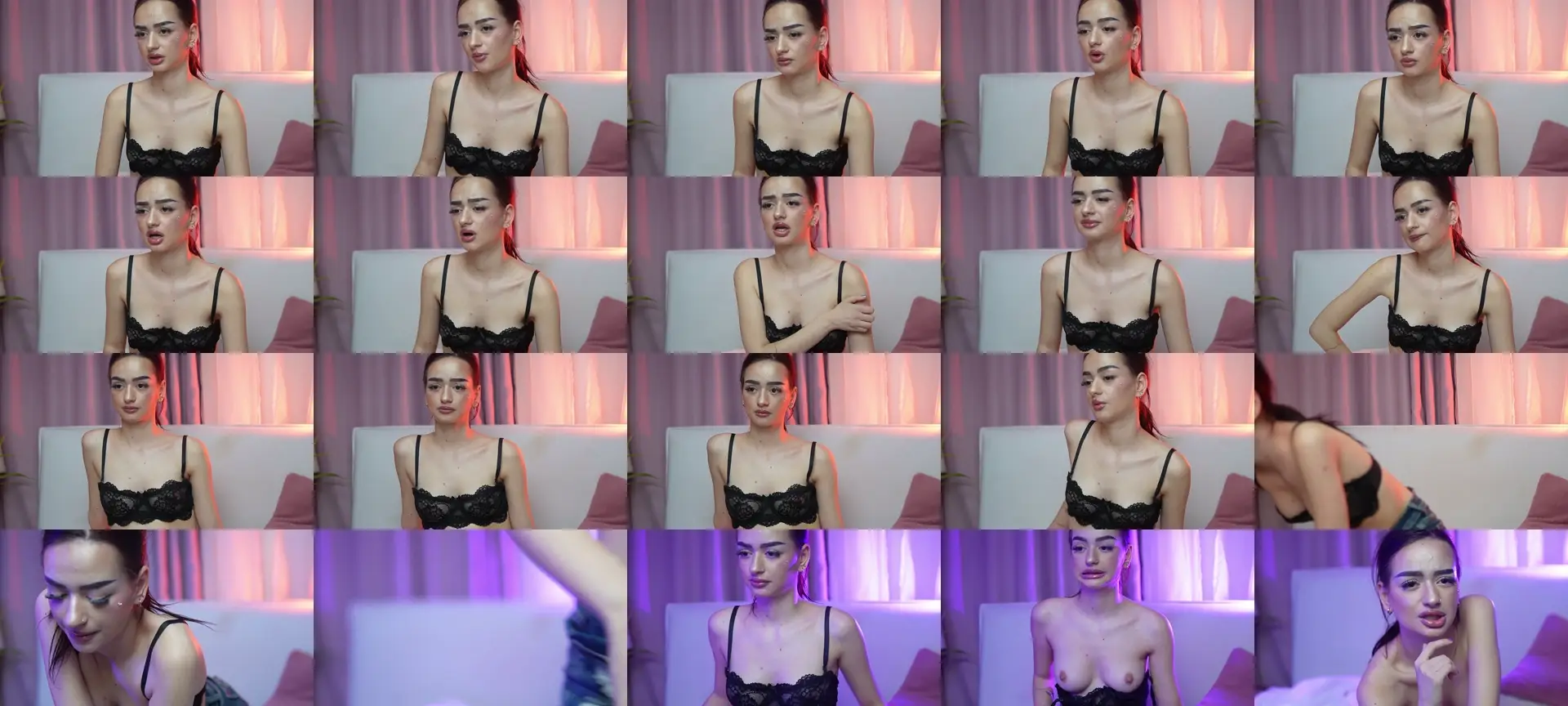 AriellaKitten photo contact sheet