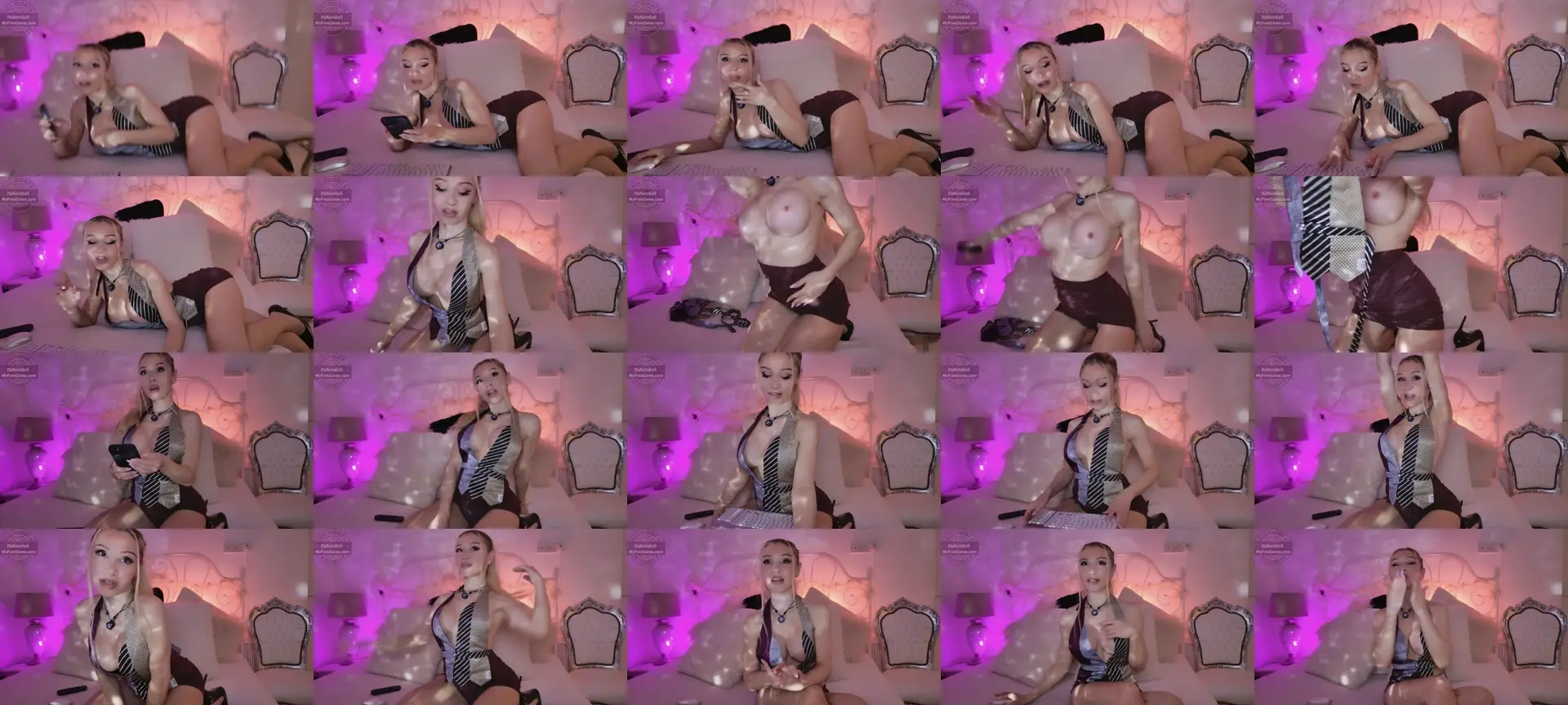 ItsKendall photo contact sheet