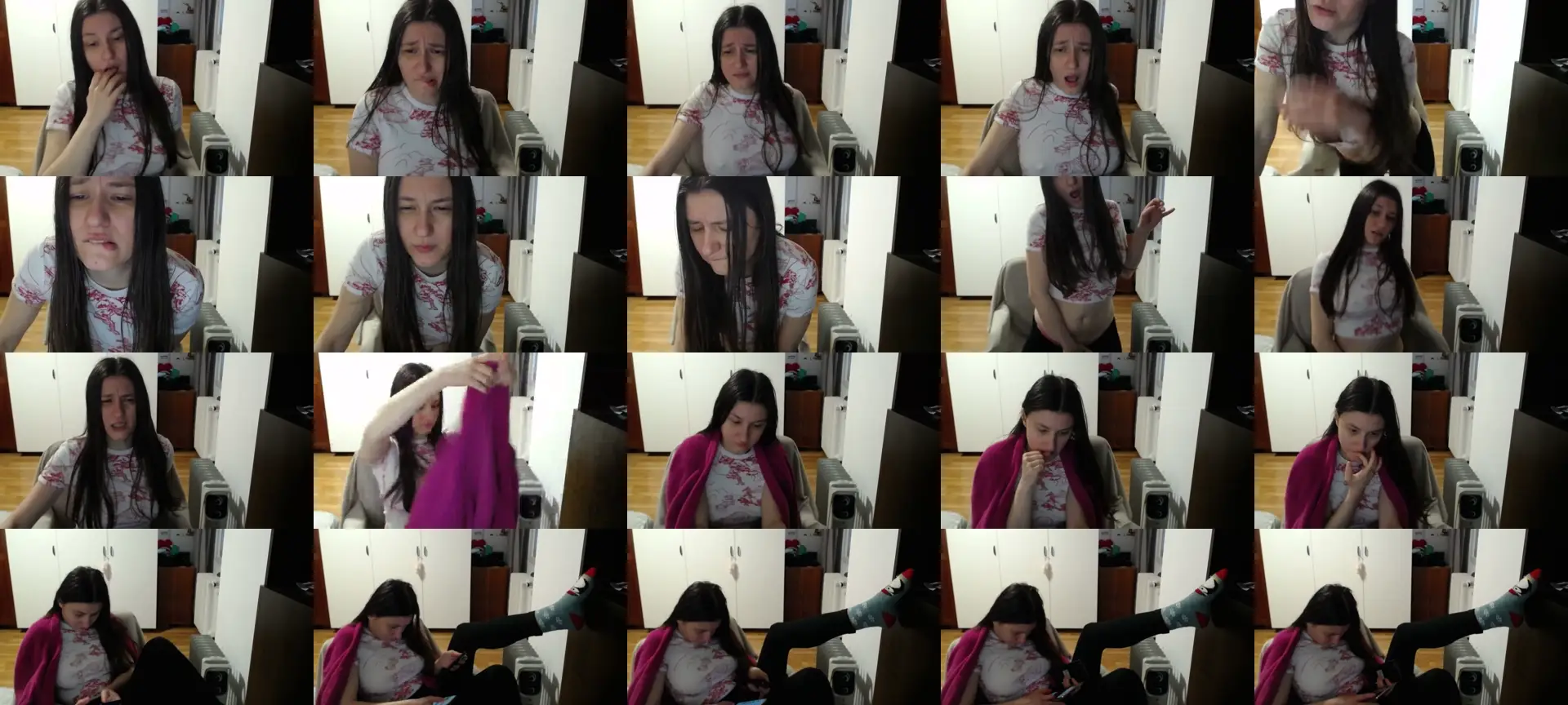 Kristineexxx photo contact sheet