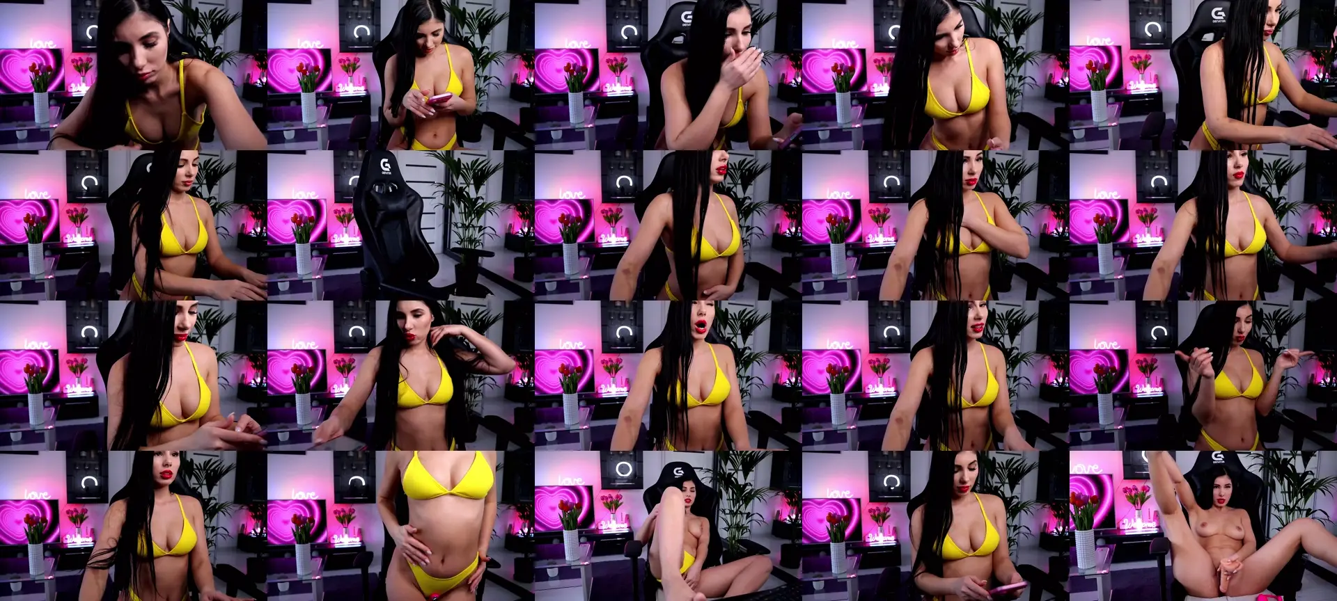 AlexiaZya photo contact sheet