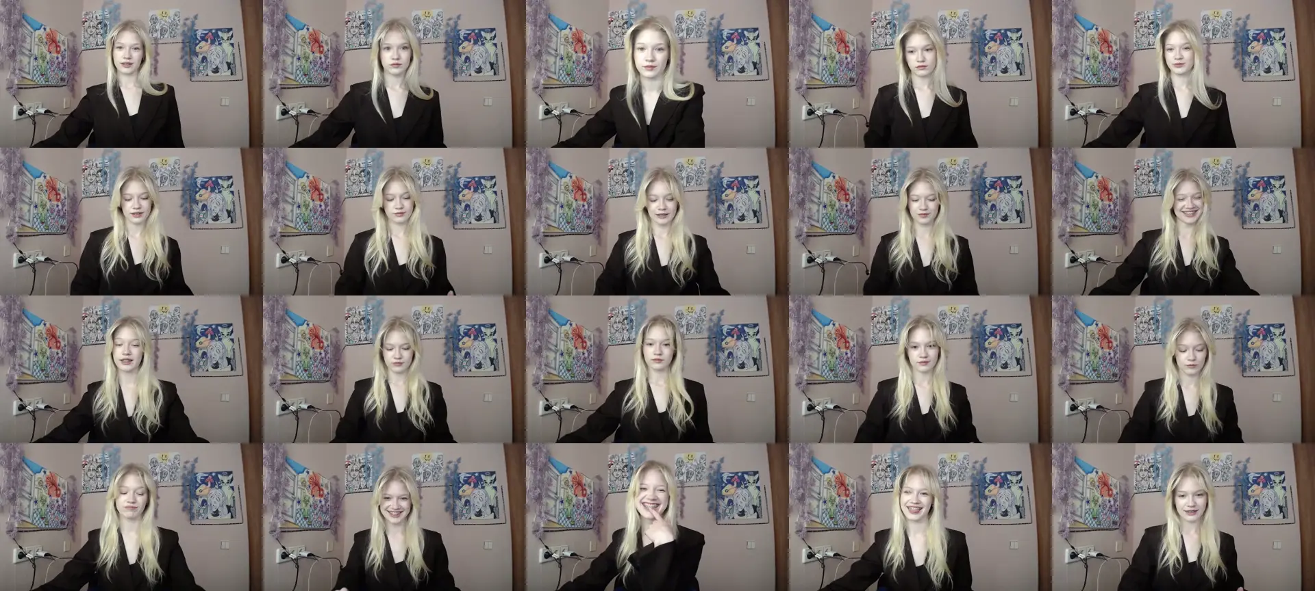 Angel_baby photo contact sheet