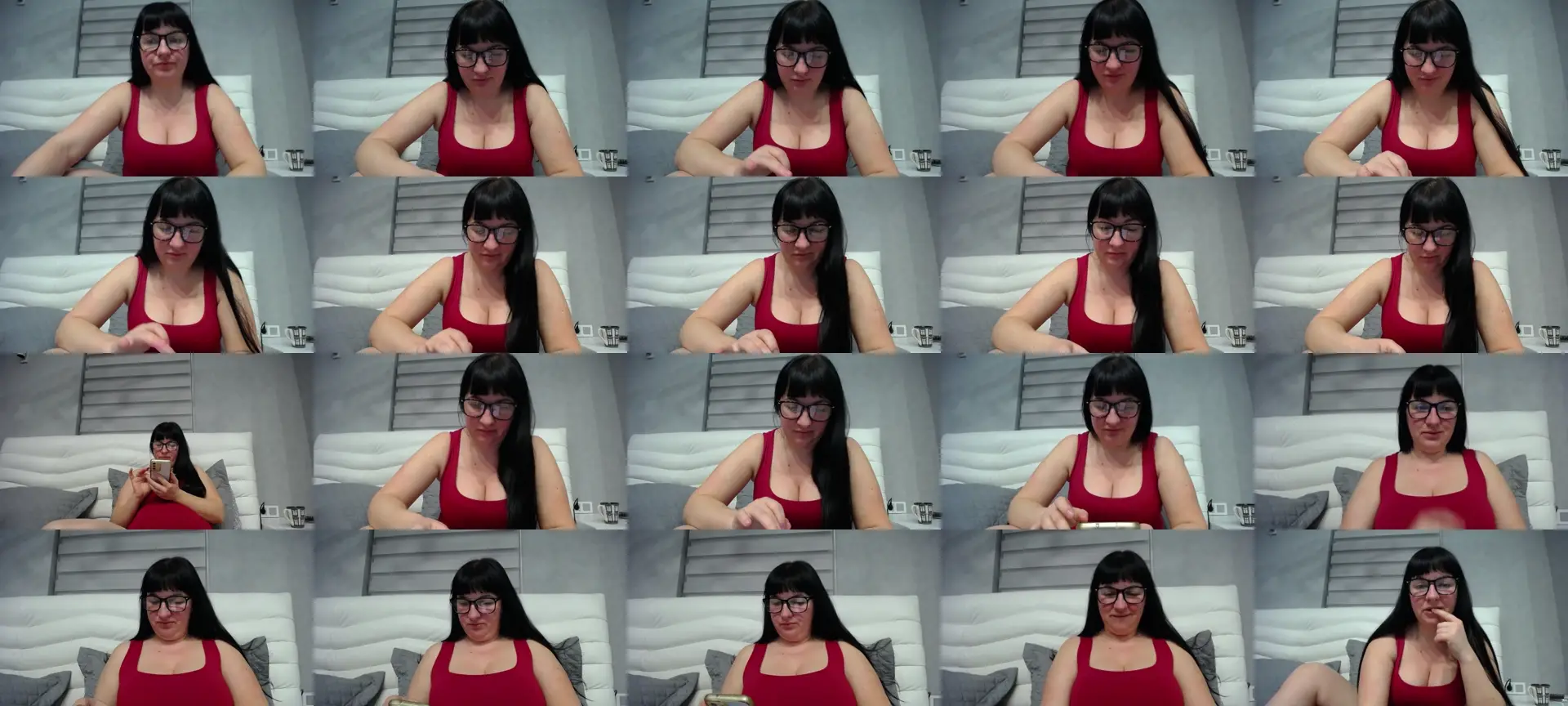 BustyNika photo contact sheet