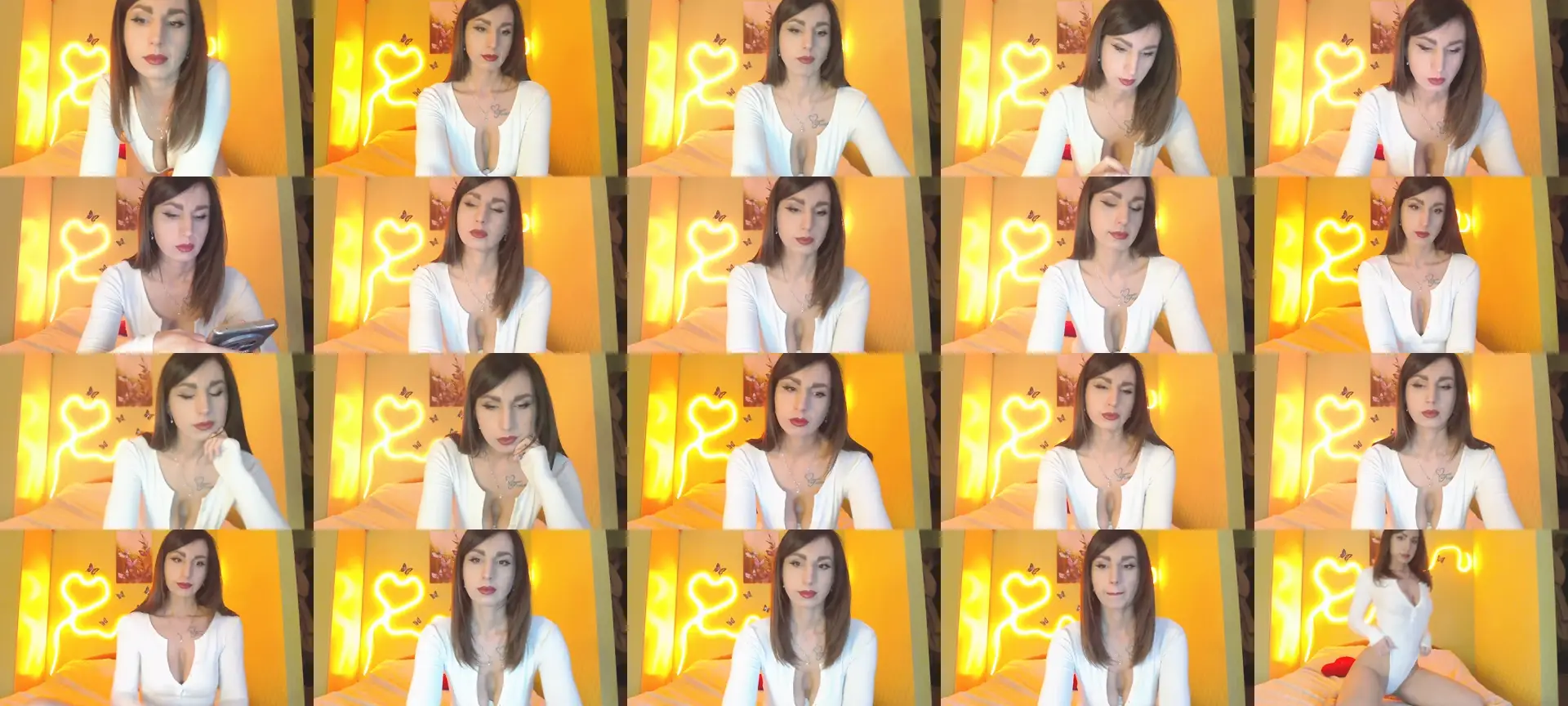 CutieOlga photo contact sheet