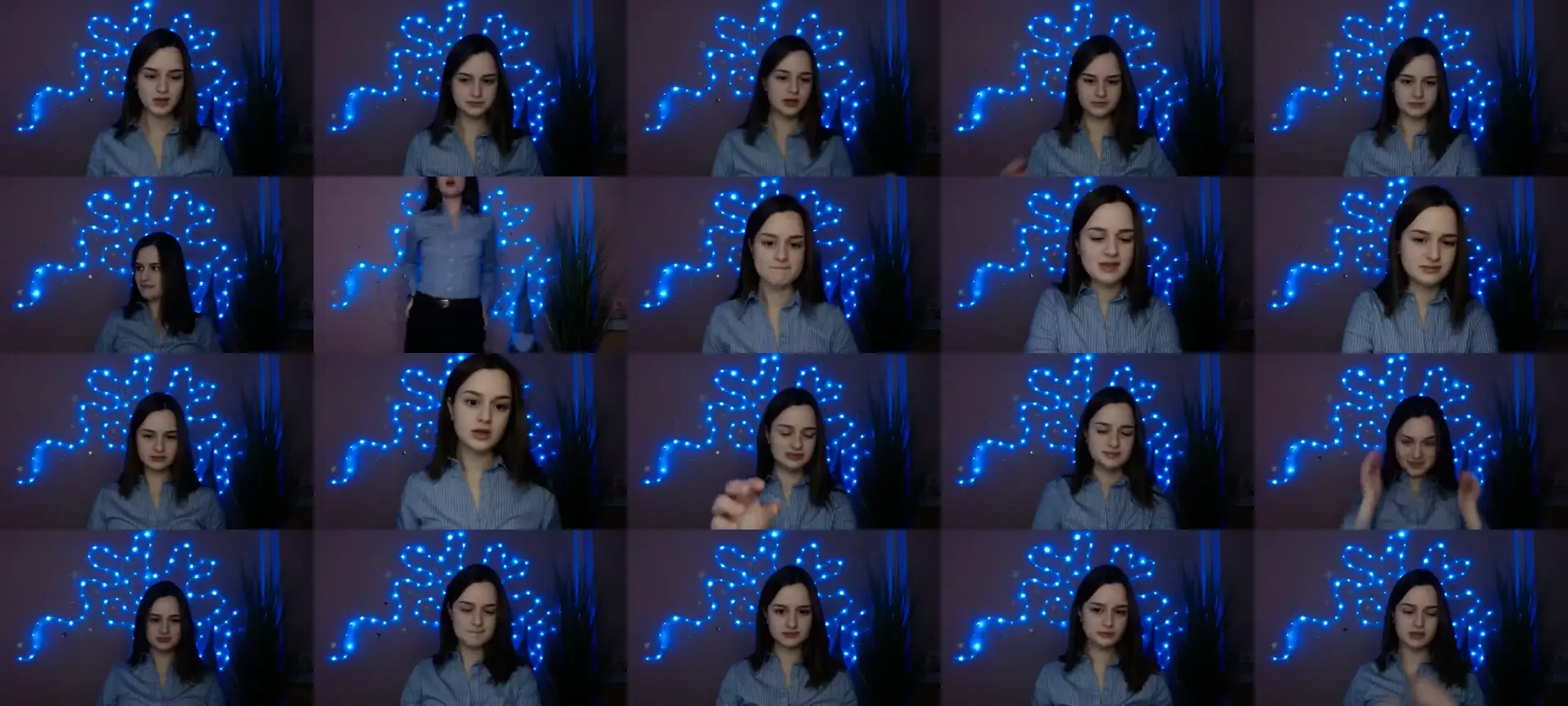Dana_Cute photo contact sheet