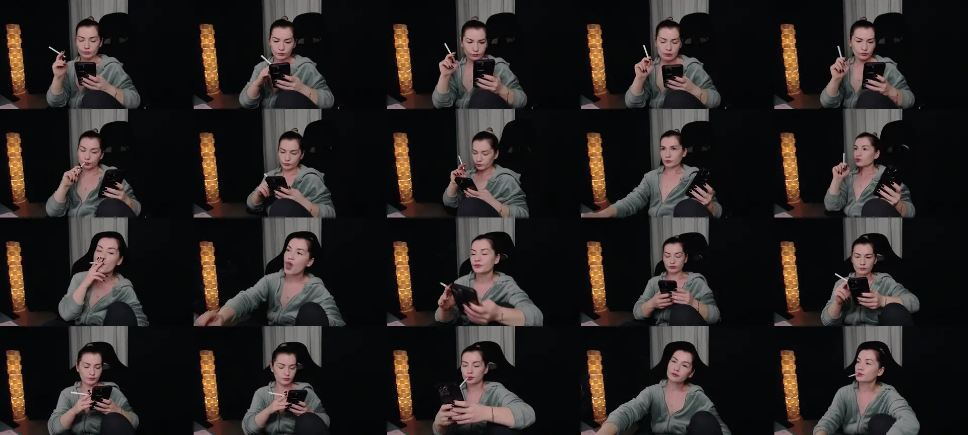 EveGoddes photo contact sheet