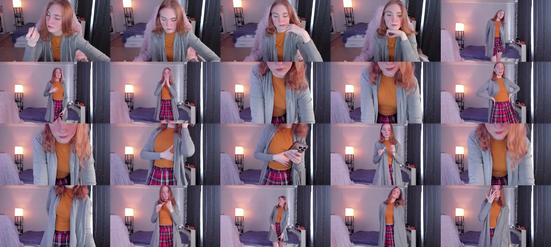 HotRedPipper photo contact sheet