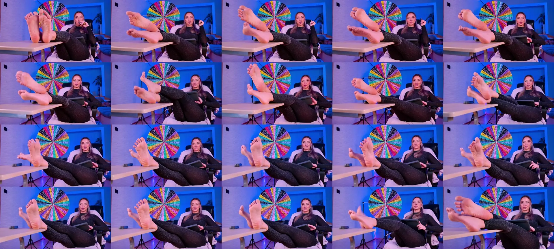 MistressEllye photo contact sheet