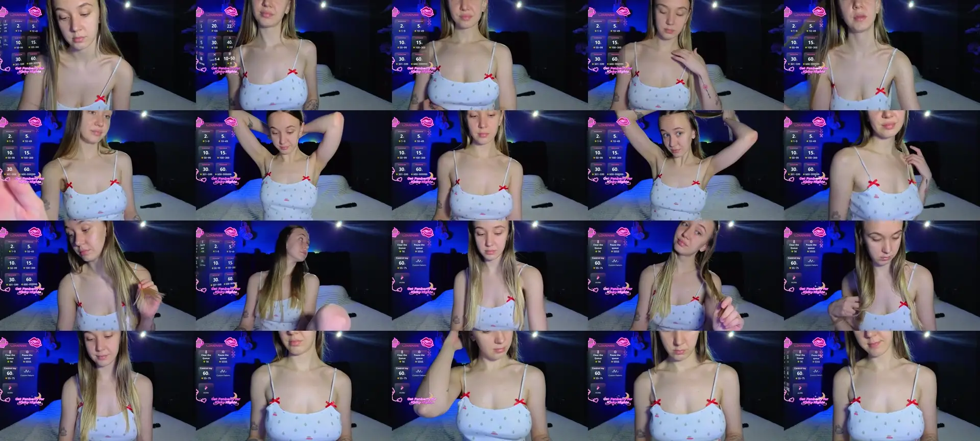 SexyCocobutt photo contact sheet