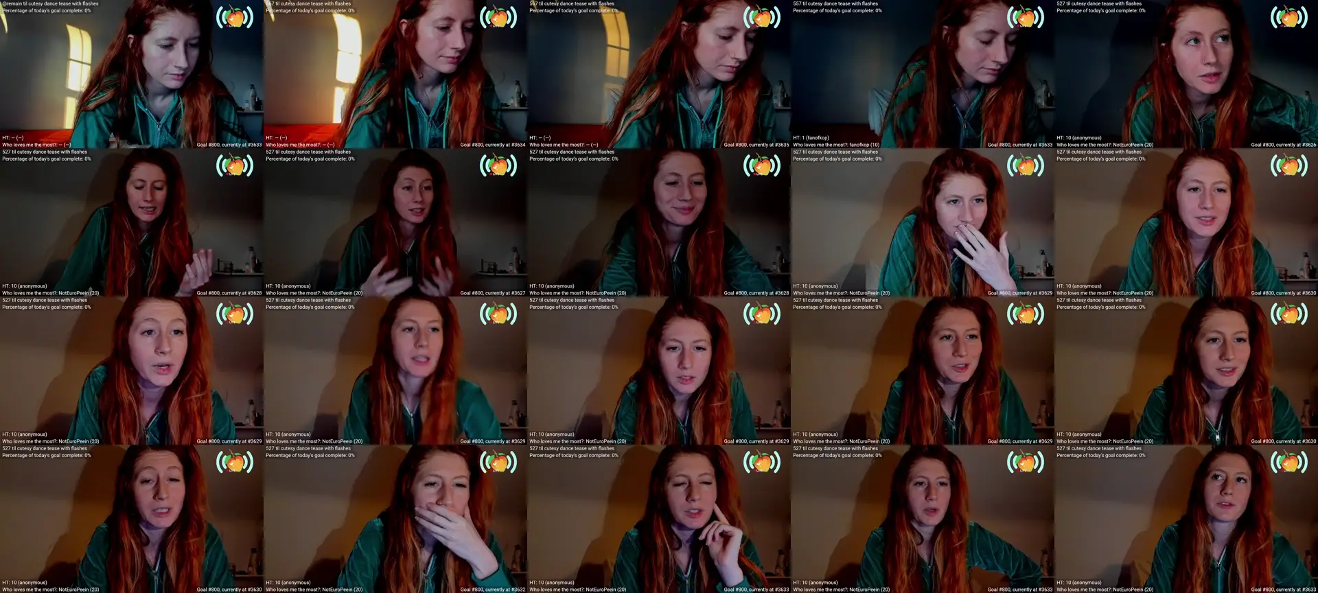 SweetMango photo contact sheet