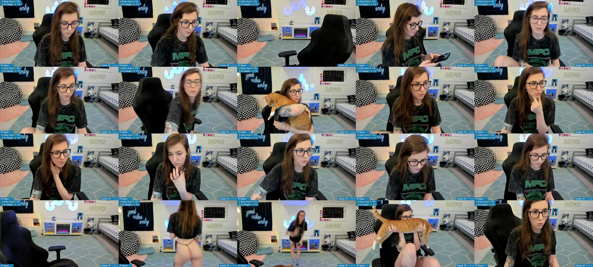 TheSharkQueen photo contact sheet