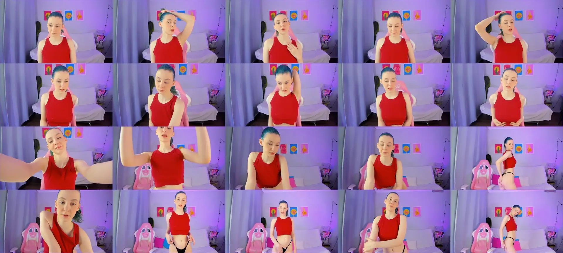 AdeleMoon photo contact sheet