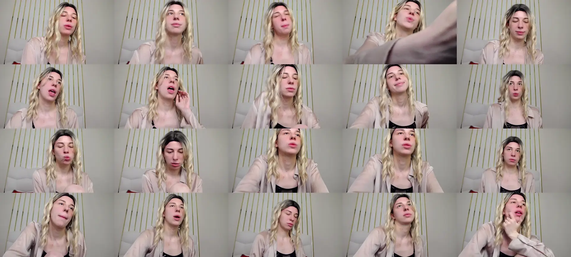 AlinaBlank photo contact sheet