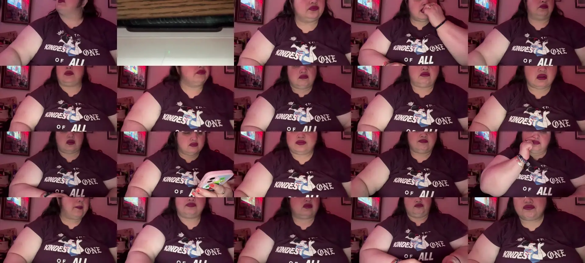 BbwFattitties photo contact sheet