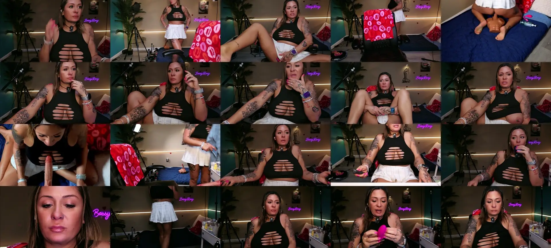 BossyRoxy photo contact sheet