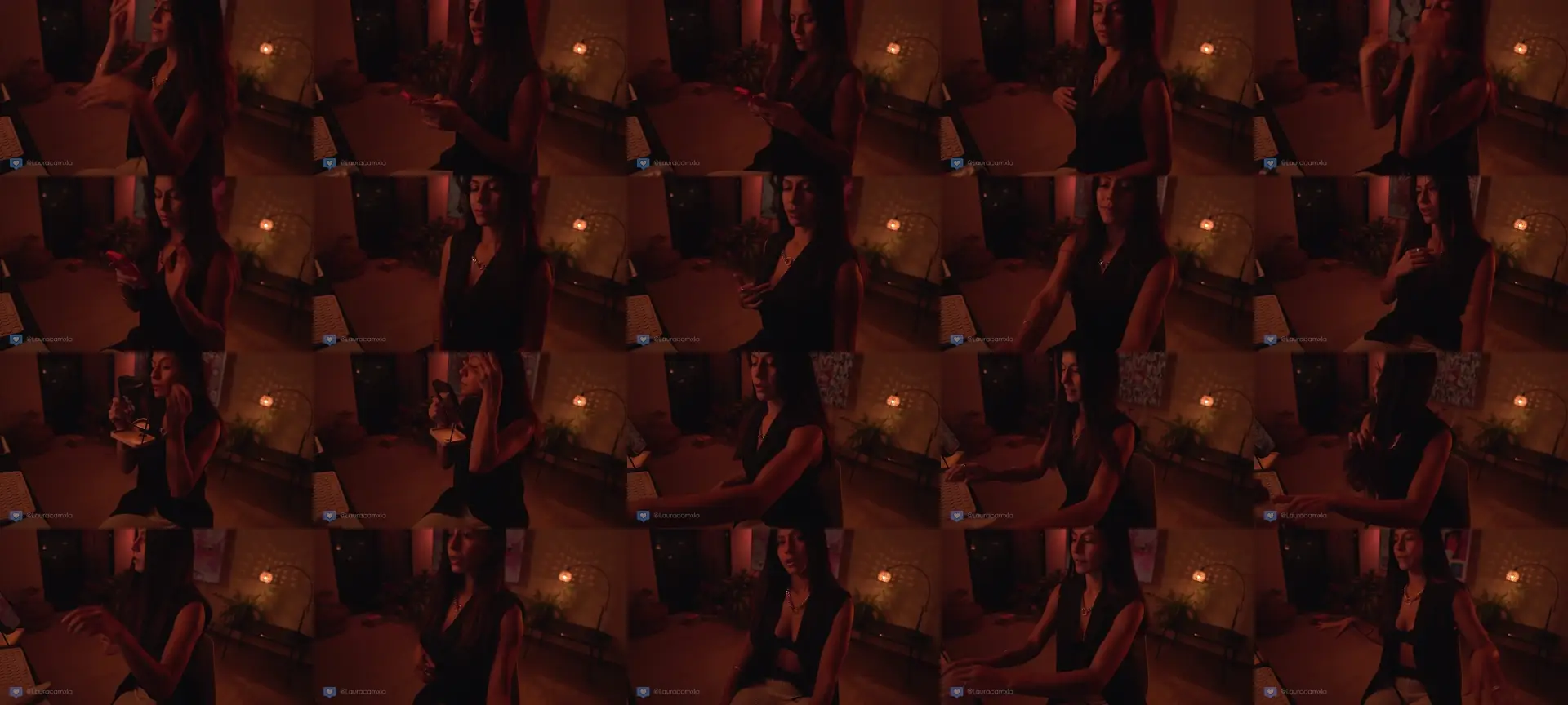 Colouristic photo contact sheet