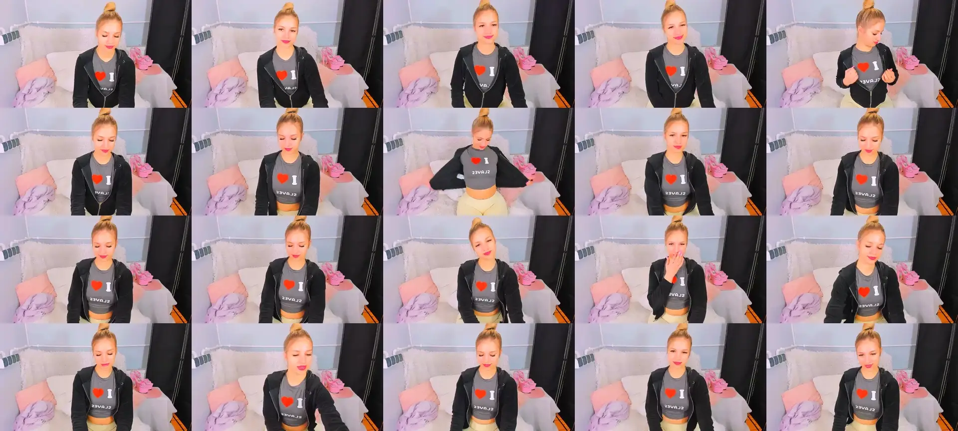 EvetteBeauty photo contact sheet