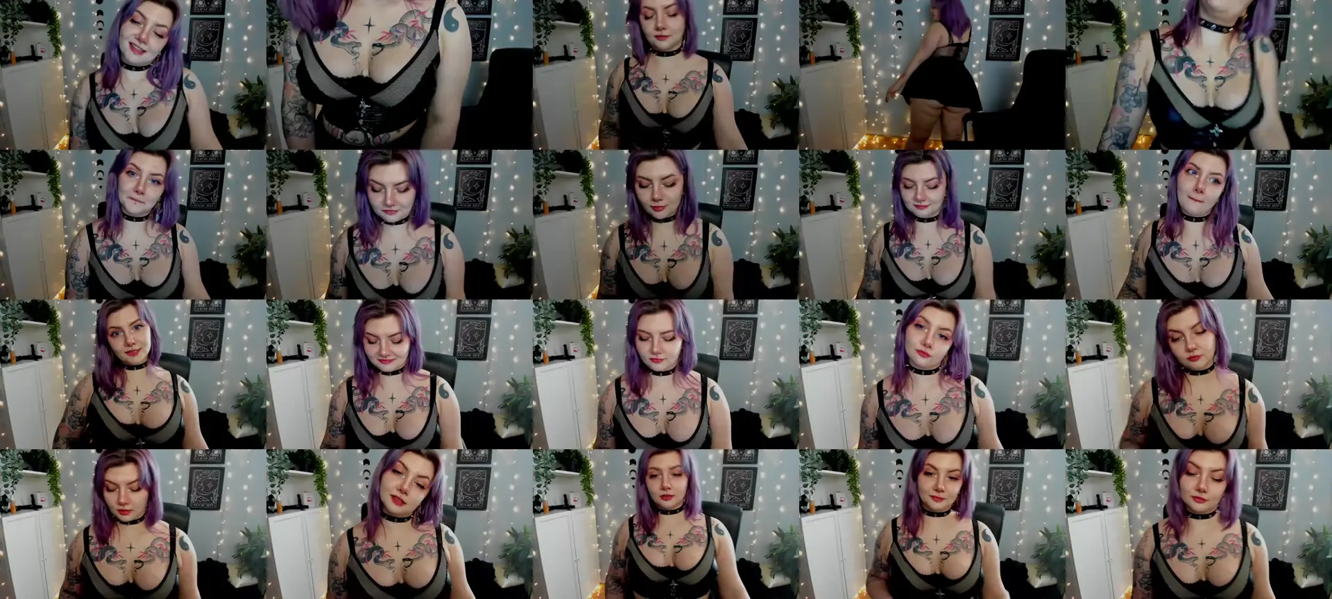 Gabbie4U photo contact sheet